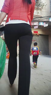 细高跟西裤大屁股小少妇