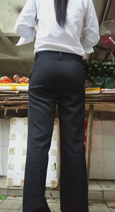 性感翘臀西裤制服美少妇