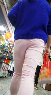 跟拍粉裤小少妇视频