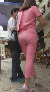 超风骚粉西裤情趣内内