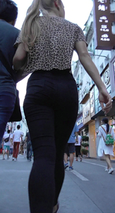 打底裤洋妞哥们为国争光啊