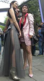 露背连衣裙性感美女靓模