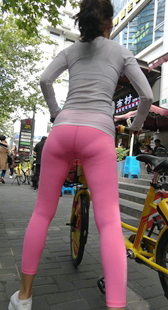 超性感紧身瑜伽裤曼妙身材女神