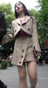 套装短裙性感肉色丝袜美少妇