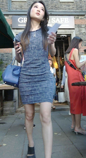 包臀裙长腿高跟美女