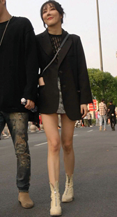 包臀短裙极品身材性感丝袜美女