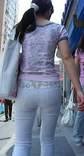 白裤少妇屁股好紧