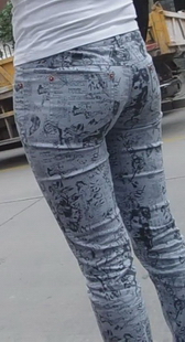 花紧裤提臀效果很不错