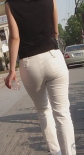 白紧圆臀好舒服，视觉享受