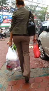 成熟黄裤少妇口味重