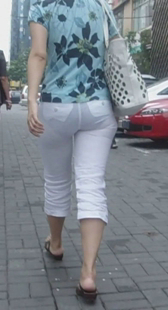 透明布裤，透明内痕