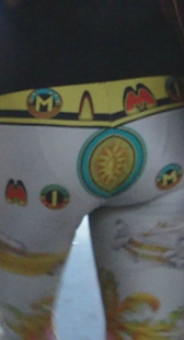 超长时间跟拍花裤少妇