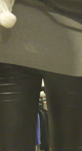 街拍紧身布裤小少妇