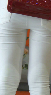 白裤少妇夹好紧