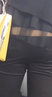 公交黑裤小少妇