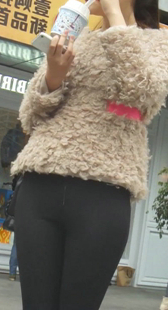 紧身黑裤三角区性感