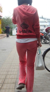 呢绒小妹内痕紧