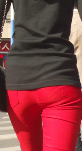 高挑OL红裤小少妇