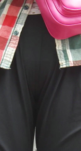 性感黑裤OL三角区