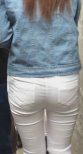 白色打底裤如此性感