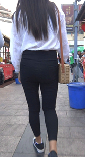 打底裤大宽臀小妹战斗力强