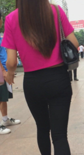 性感打底裤少妇