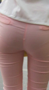 极品粉裤清晰内痕