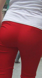 红紧包臀圆又翘