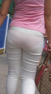 性感白布透明红内