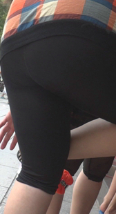 重口味打底裤大妈