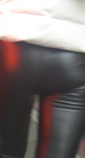 皮裤包臀PP软绵绵