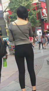 成熟少妇长腿宽臀打底裤