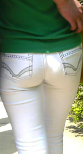 公园白裤大屁股