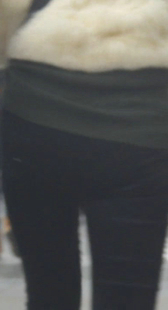 街拍打底黑裤视频