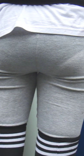 呢绒包臀清晰内痕