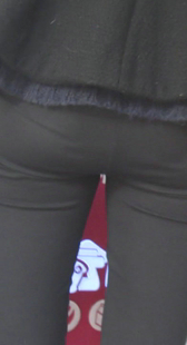 近距离宽臀打底裤