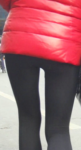 冬天打底裤细腿