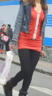 性感打底小靓妇