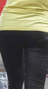 风骚皮裤宽紧臀