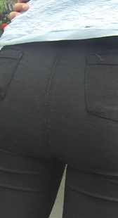 性感超翘臀打底裤美少女