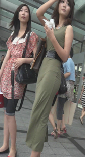 长时间跟拍长裙紧身清楚内痕