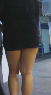 包臀性感连衣裙少妇