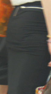 包臀制服短裙内痕紧