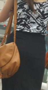 包臀长裙清晰内痕OL