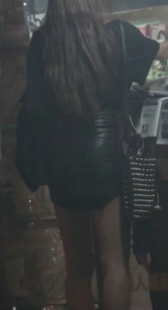 黑夜高跟长腿少妇