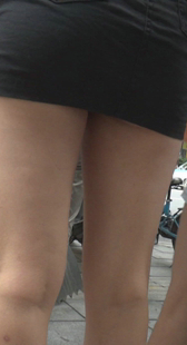 高跟大长腿超短裙OL