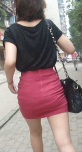 细腰宽臀走路好会扭