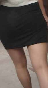 街拍性感黑丝长腿