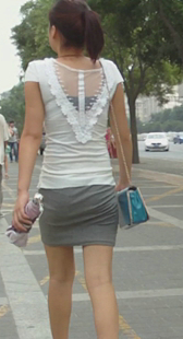 红高跟呢绒包臀软绵绵