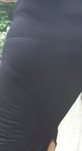 黑色长裙少妇内痕紧